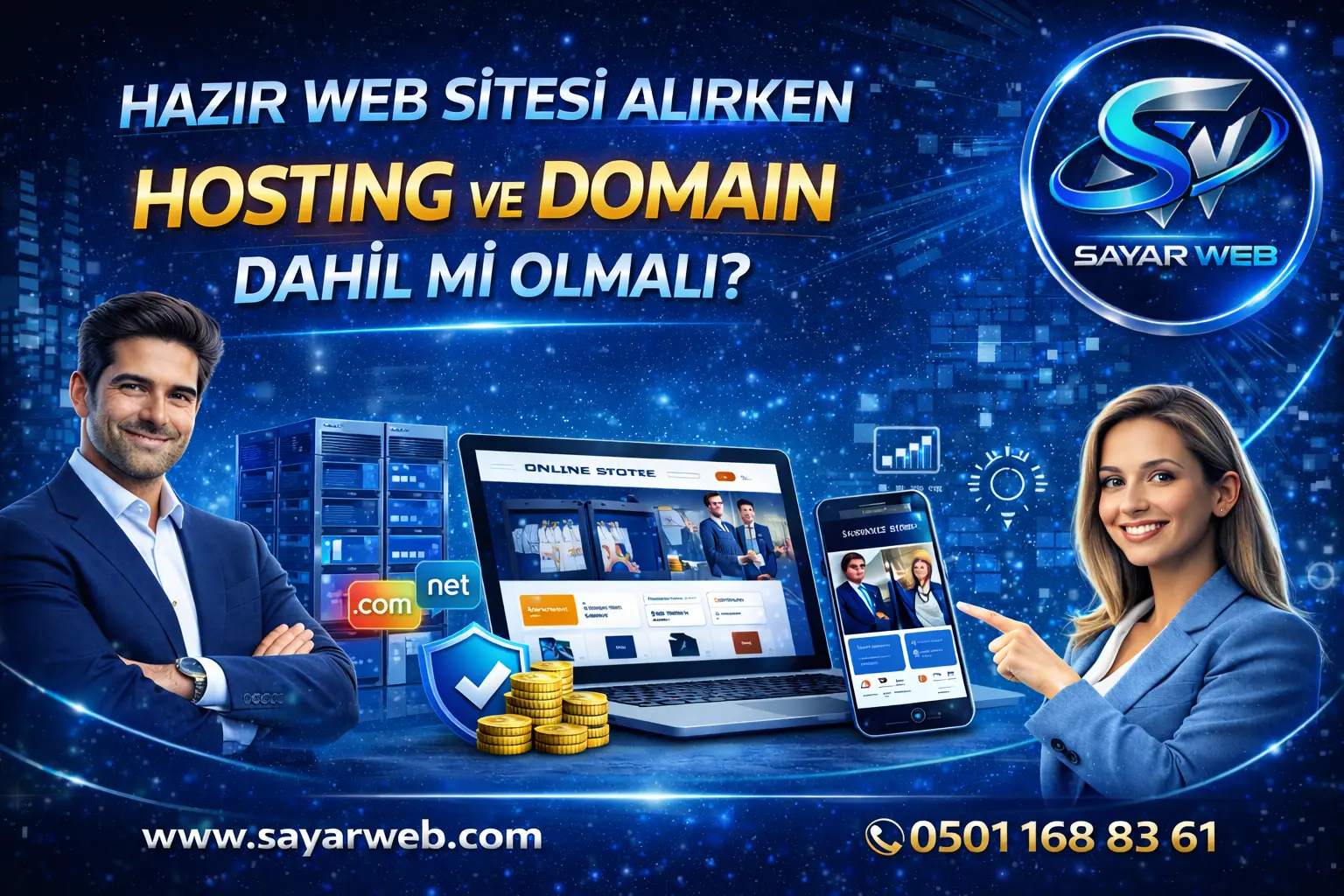 Hazır Web Sitesi Alırken Hosting ve Domain Dahil Mi Olmalı
