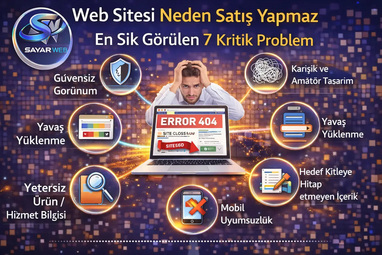 Web Sitesi Neden Satış Yapmaz En Sık Görülen 7 Kritik Problem