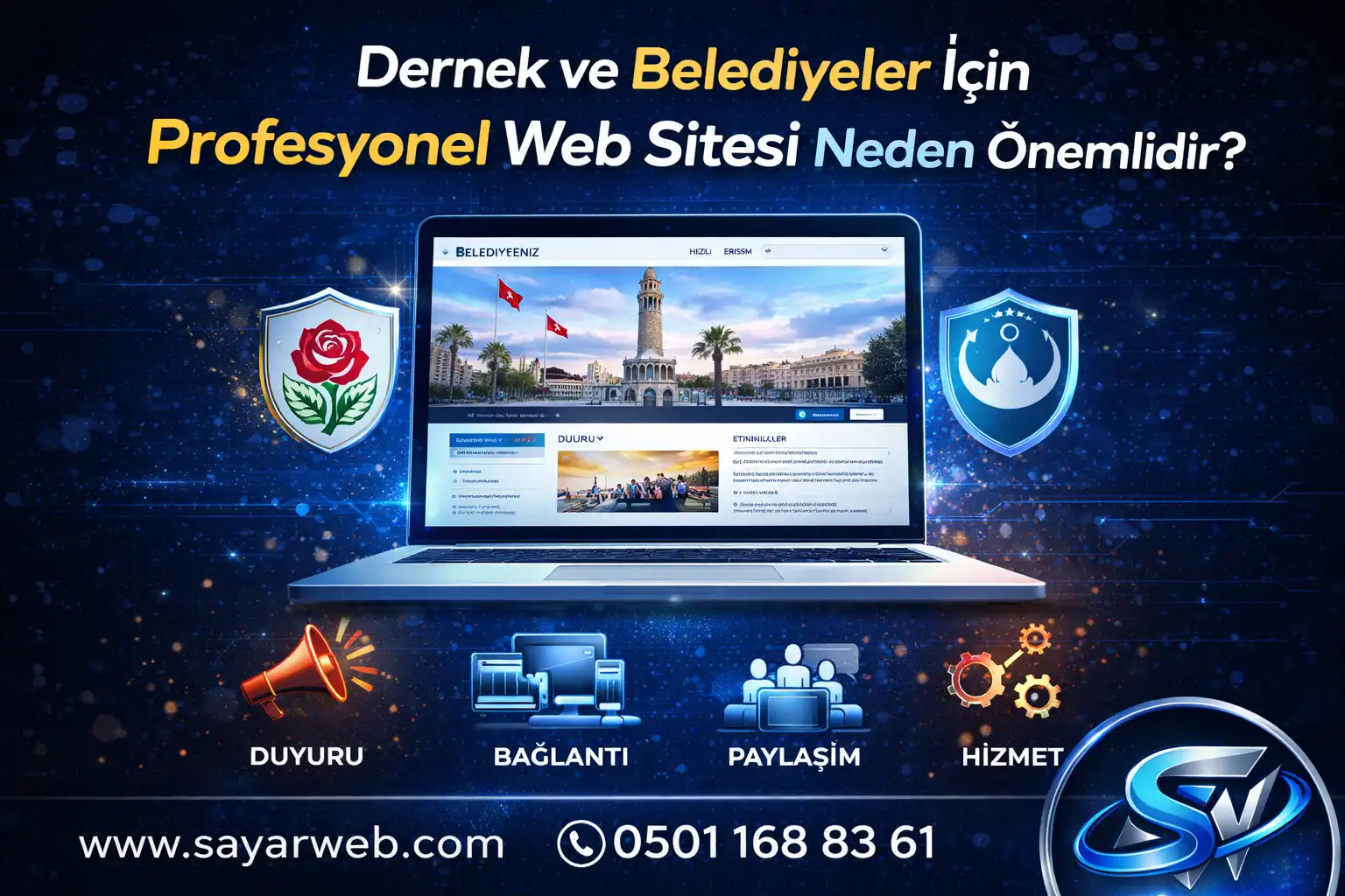 Dernek ve Belediyeler İçin Web Sitesi Nasıl Olmalı ve Neden Profesyonel Olmalıdır