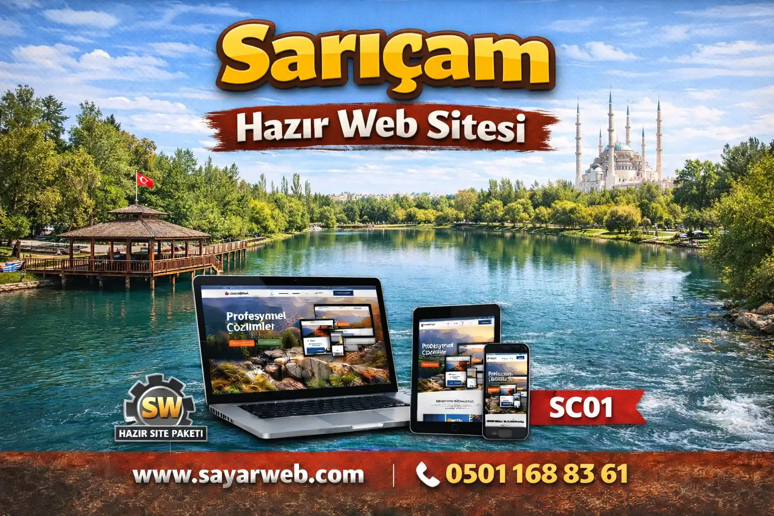 Sarıçam Hazır Web Sitesi