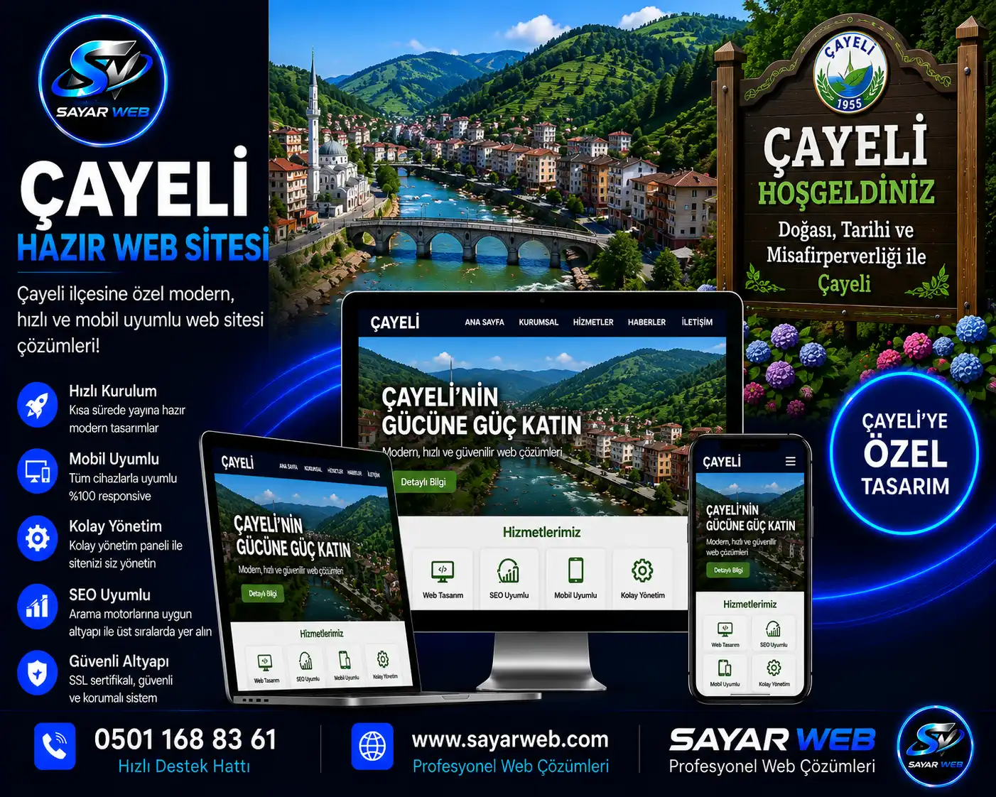 Çayeli Hazır Web Sitesi