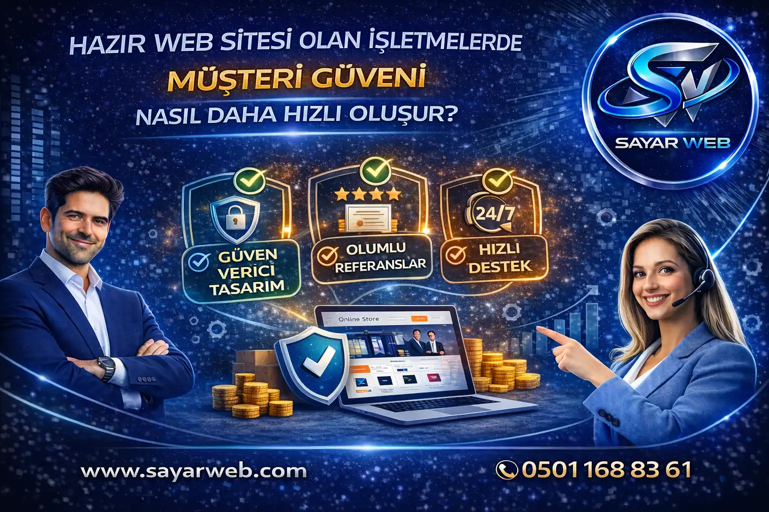 Hazır Web Sitesi Olan İşletmelerde Müşteri Güveni Nasıl Daha Hızlı Oluşur