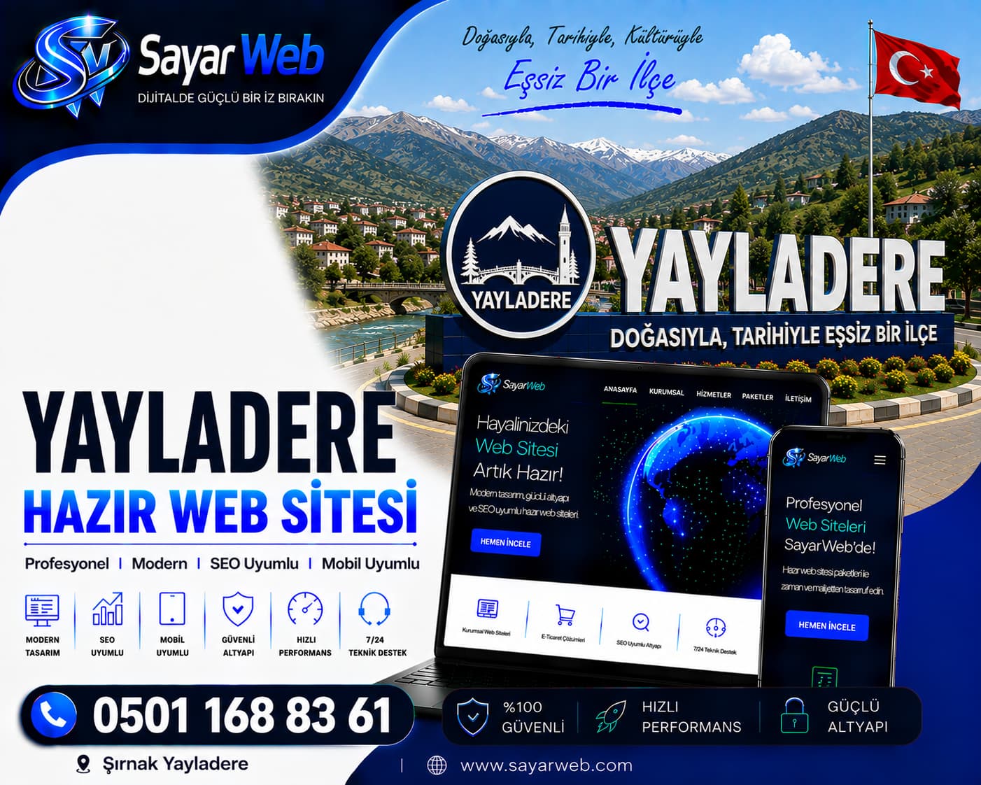 Yayladere Hazır Web Sitesi