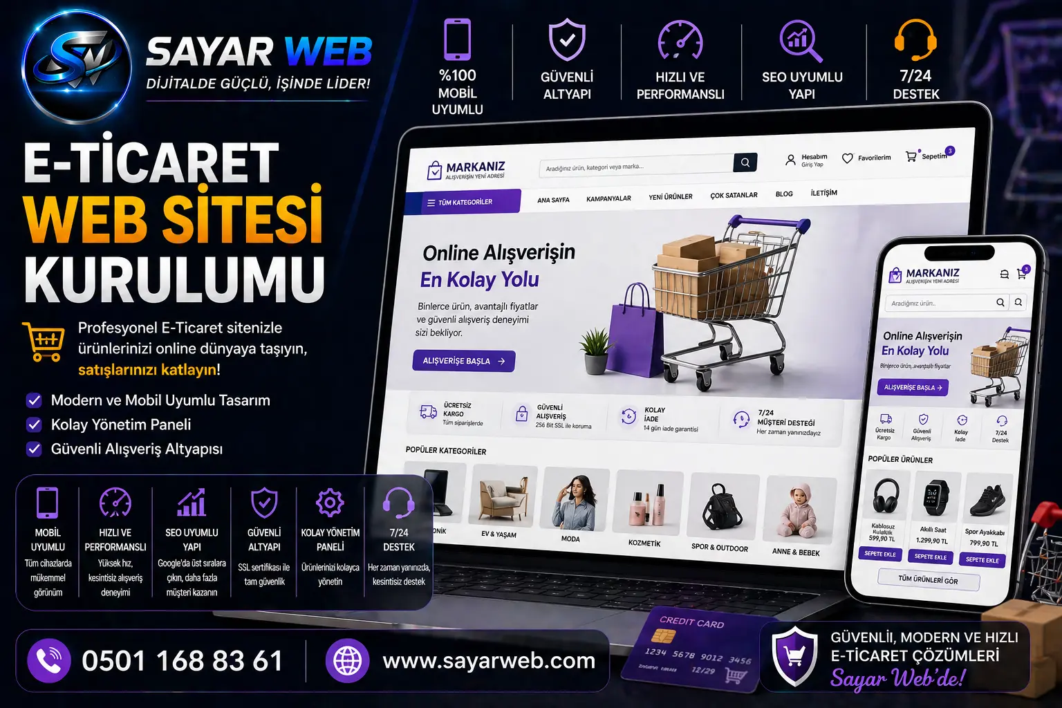 E-Ticaret Web Sitesi Kurulumu