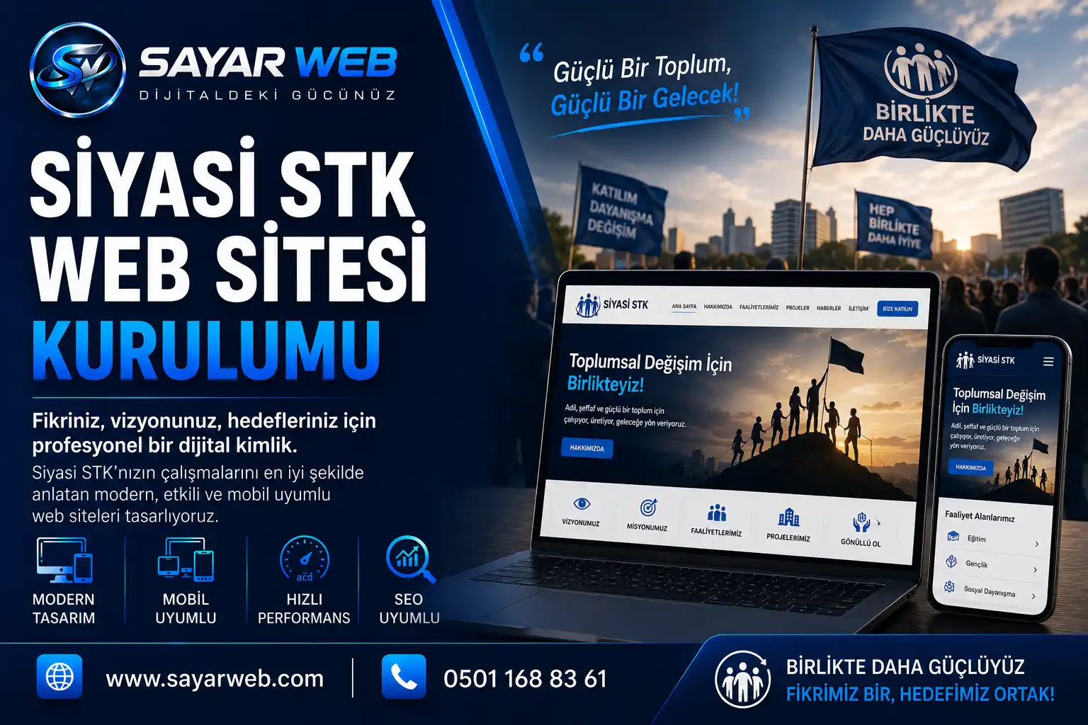 Siyasi STK Web Sitesi Kurulumu