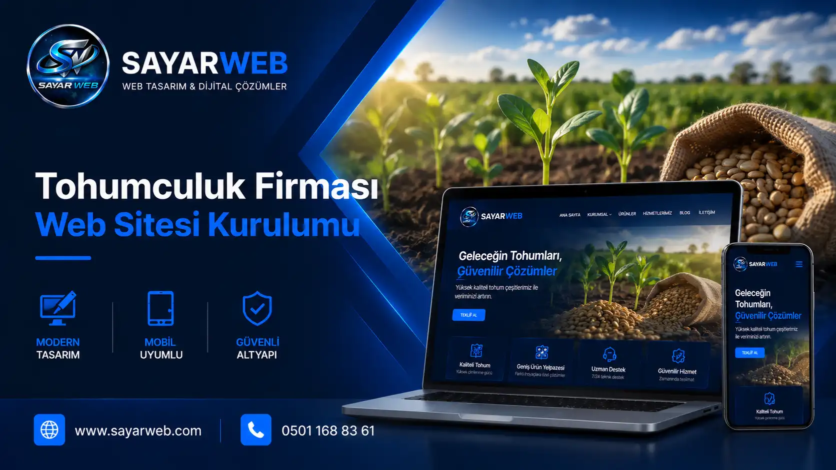 Tohumculuk Firması Web Sitesi Kurulumu