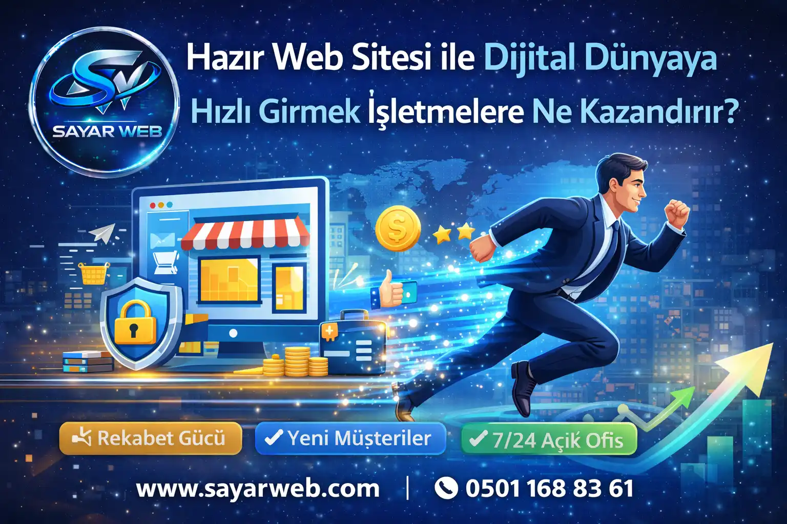 Hazır Web Sitesi ile Dijital Dünyaya Hızlı Girmek İşletmelere Ne Kazandırır