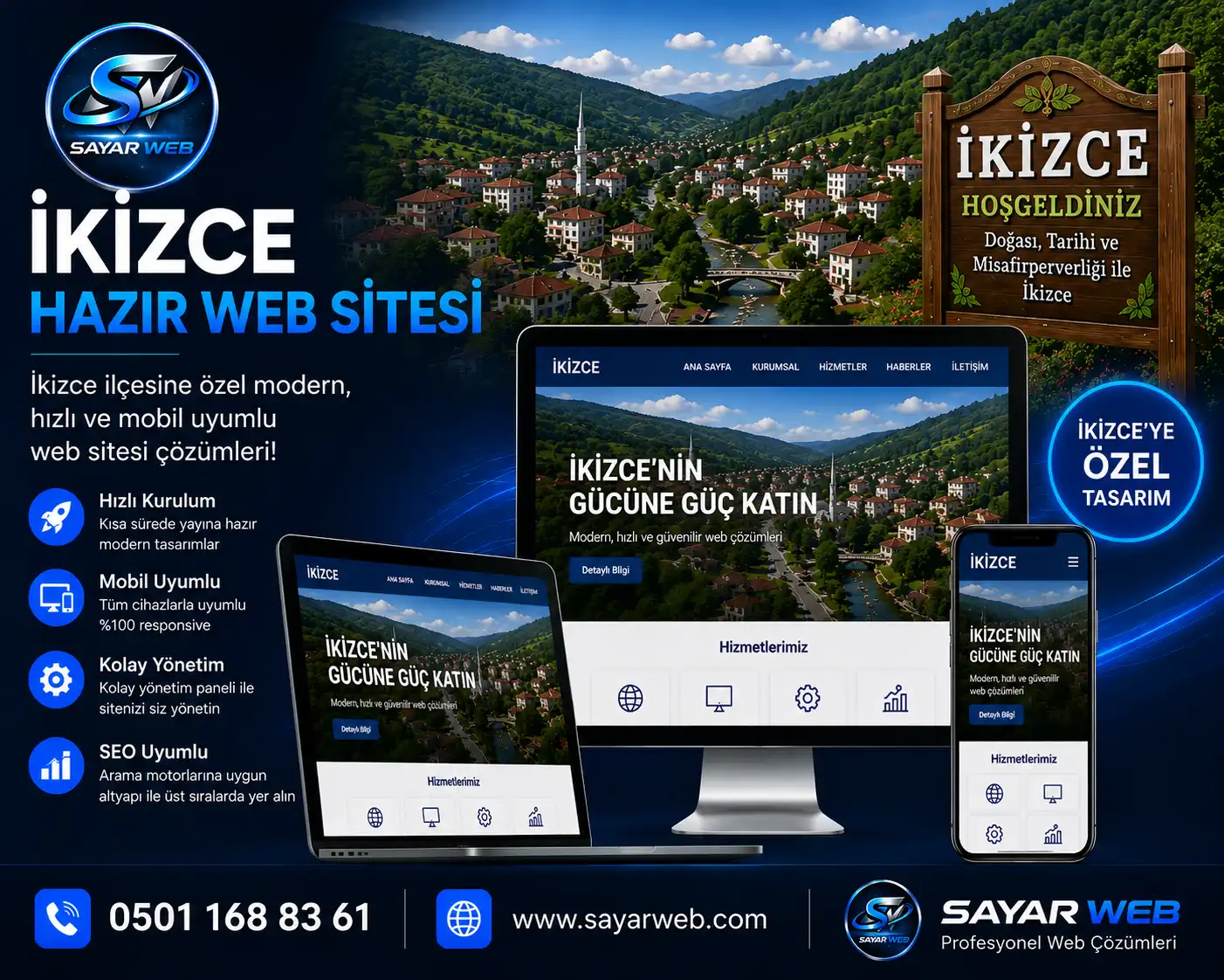 İkizce Hazır Web Sitesi