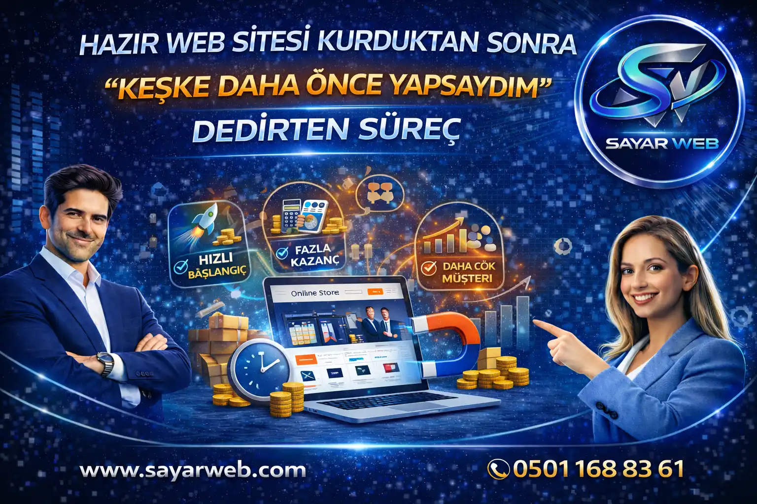 Hazır Web Sitesi Kurduktan Sonra Keşke Daha Önce Yapsaydım Dedirten Süreç