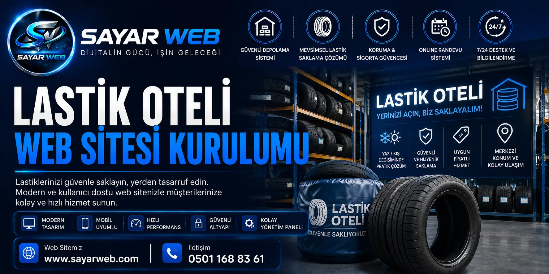 Lastik Oteli Web Sitesi Kurulumu
