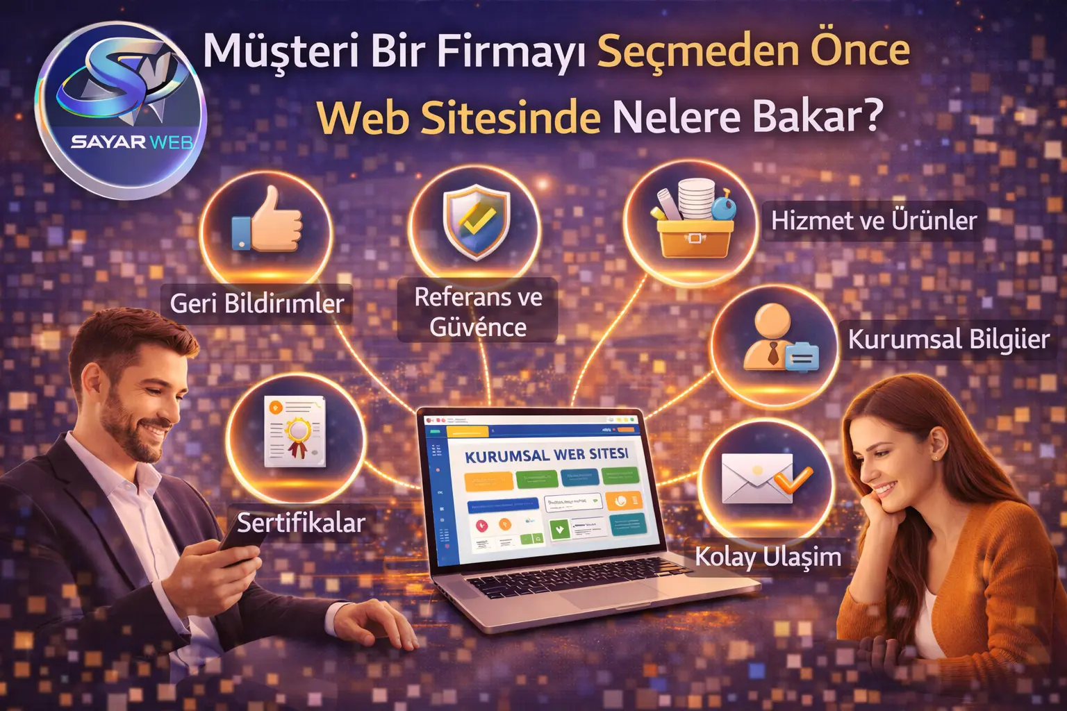 Müşteri Bir Firmayı Seçmeden Önce Web Sitesinde Nelere Bakar