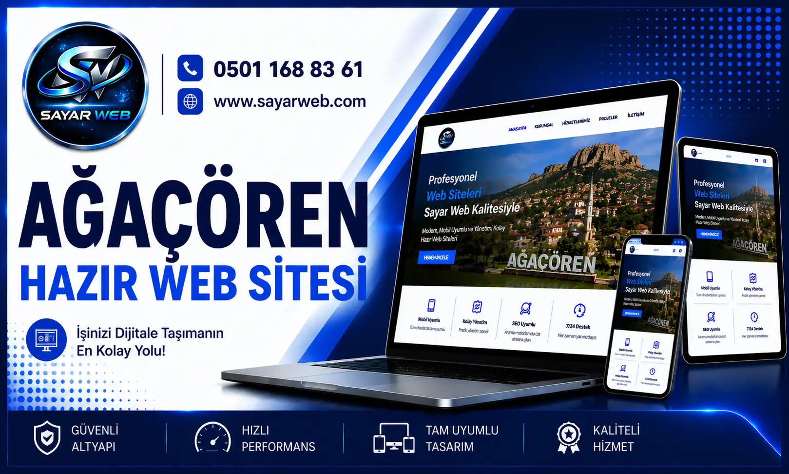 Ağaçören Hazır Web Sitesi