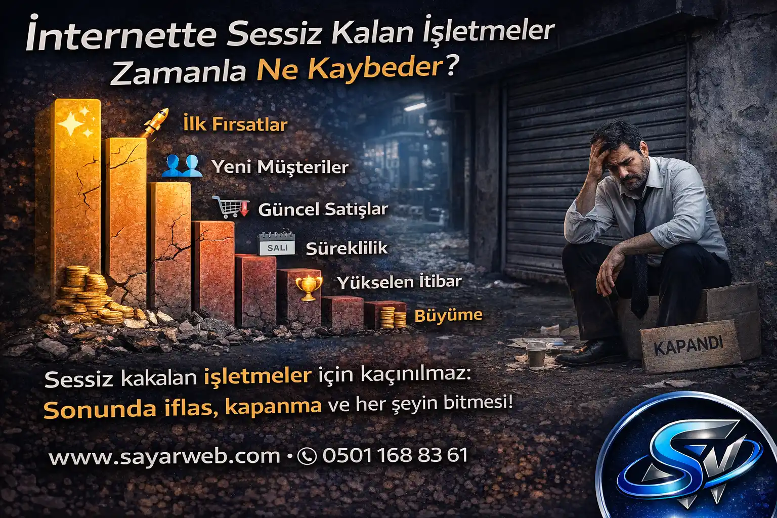 İnternette Sessiz Kalan İşletmeler Zamanla Ne Kaybeder