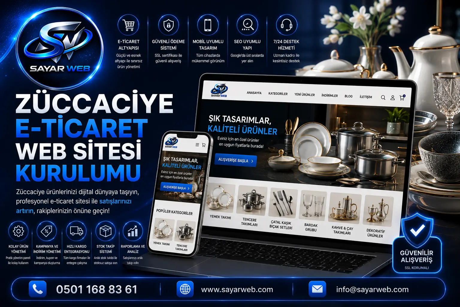 Züccaciye E-Ticaret Web Sitesi Kurulumu