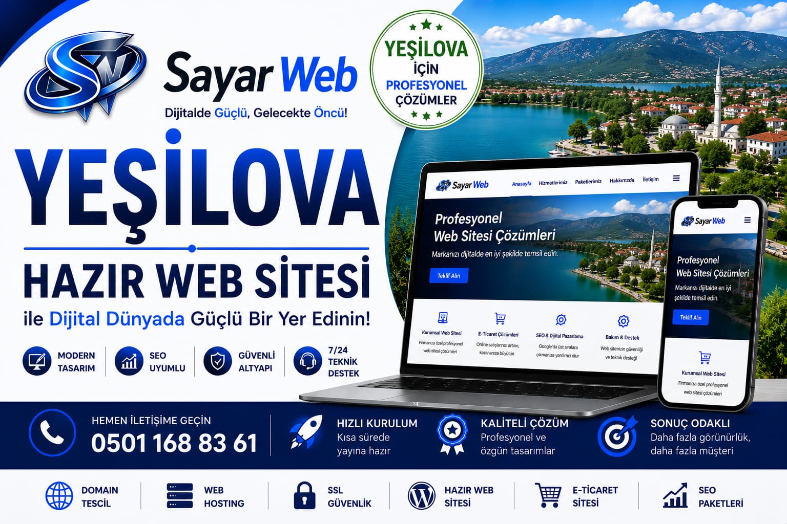 Yeşilova Hazır Web Sitesi