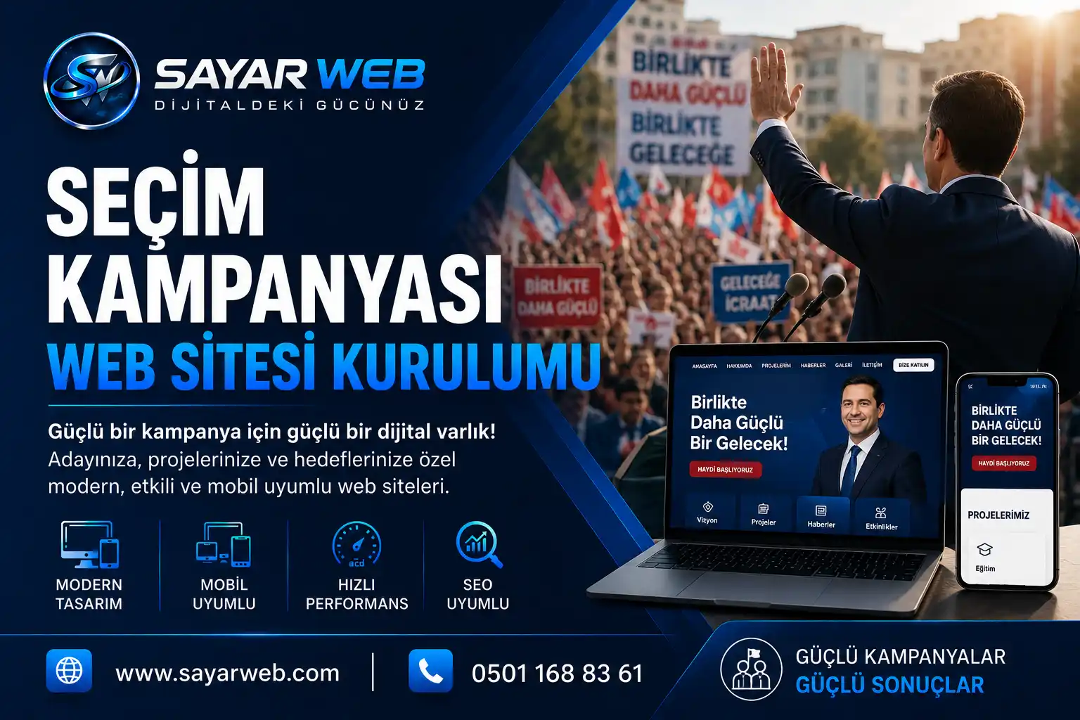 Seçim Kampanyası Web Sitesi Kurulumu