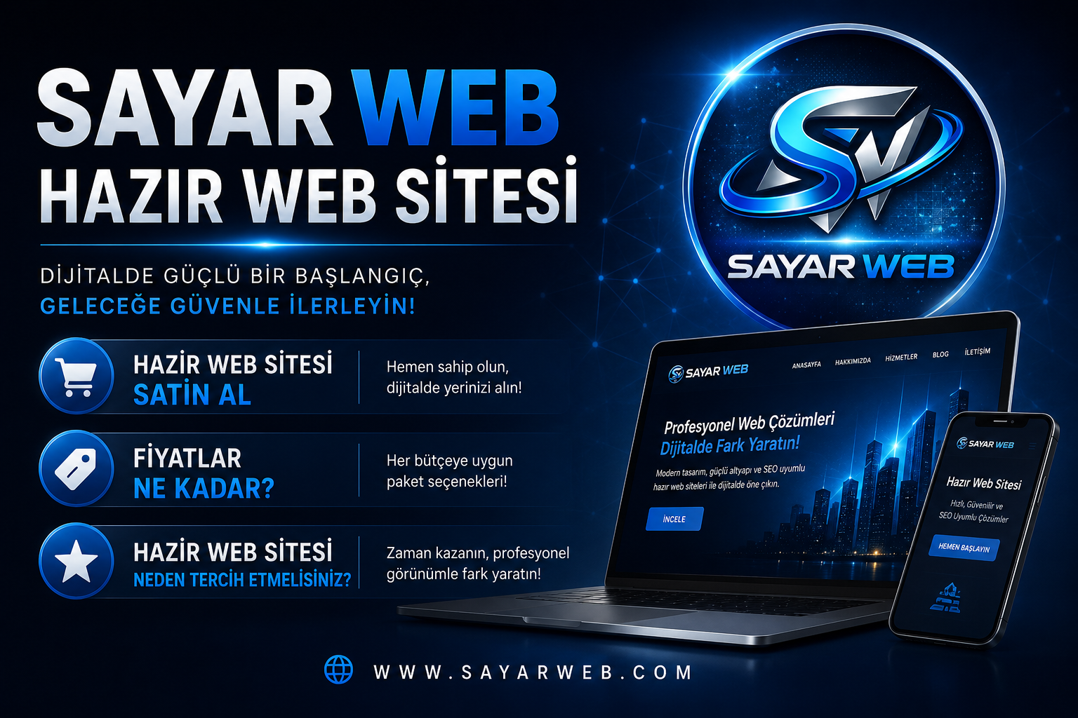Hazır Web Sitesi | SayarWeb