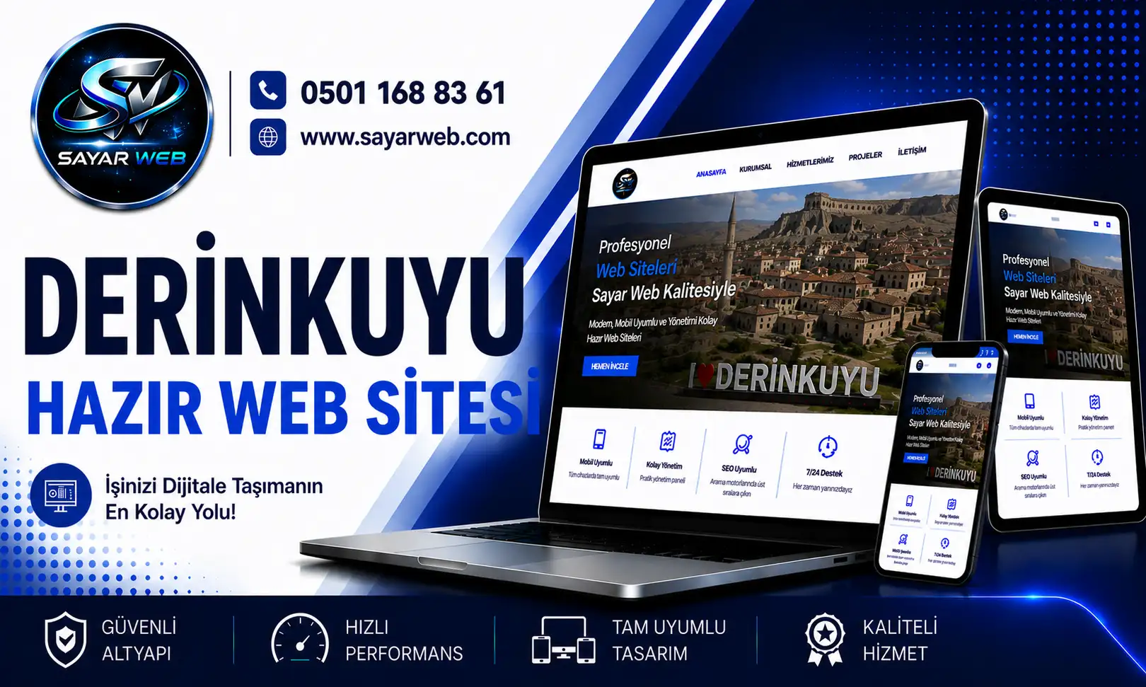 Derinkuyu Hazır Web Sitesi