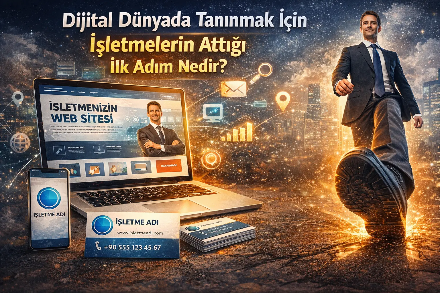 Dijital Dünyada Tanınmak İçin İşletmelerin Attığı İlk Adım Nedir