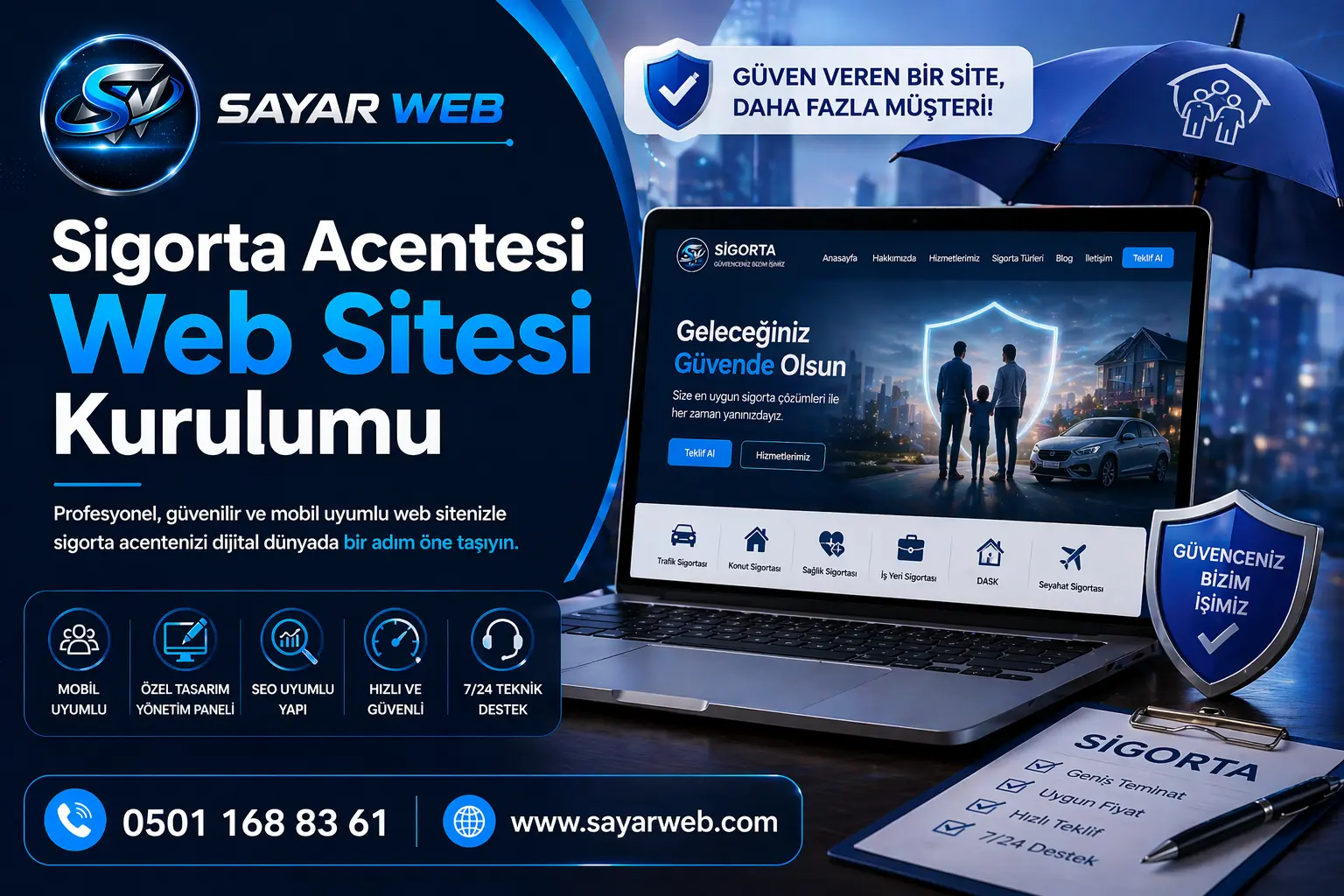 Sigorta Acentesi Web Sitesi Kurulumu