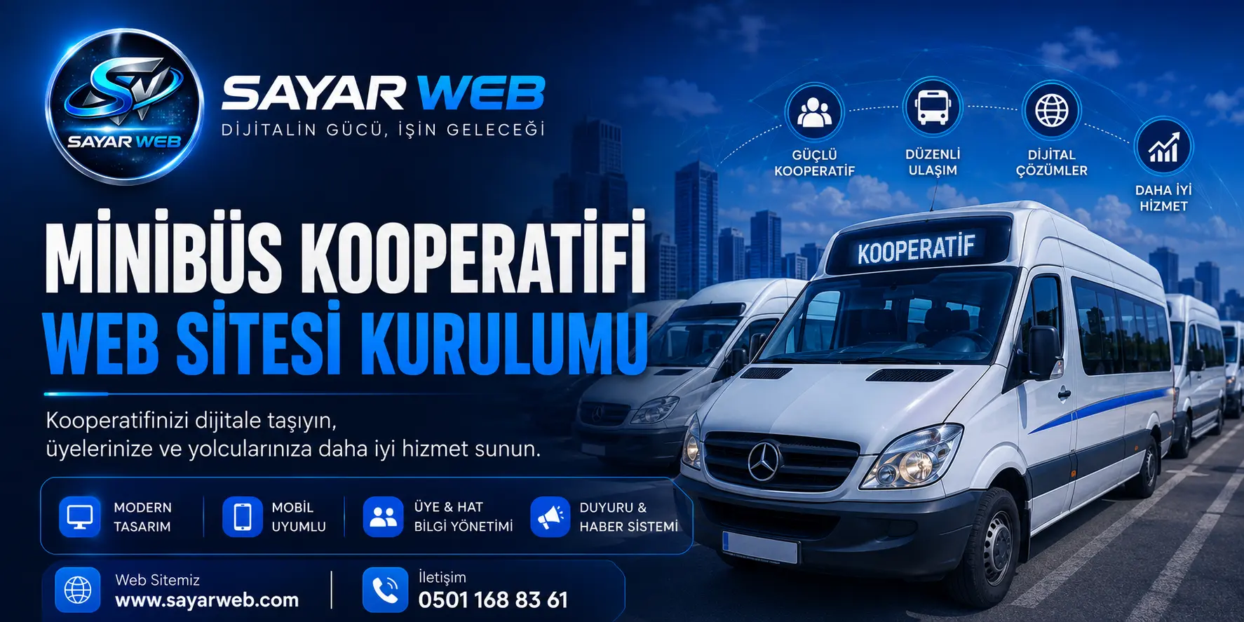 Minibüs Kooperatifi Web Sitesi Kurulumu