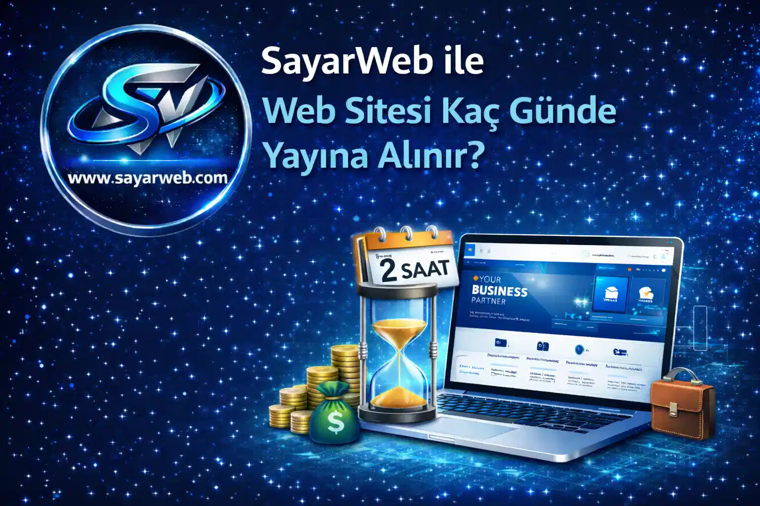 SayarWeb ile Web Sitesi Kaç Günde Yayına Alınır?
