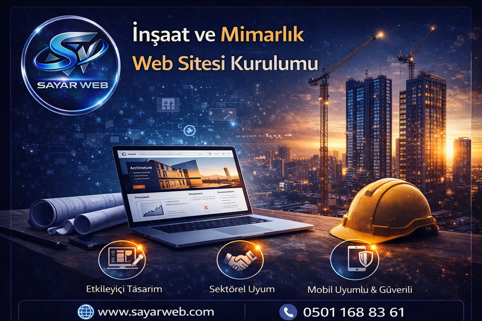 İnşaat ve Mimarlık Web Sitesi Kurulumu