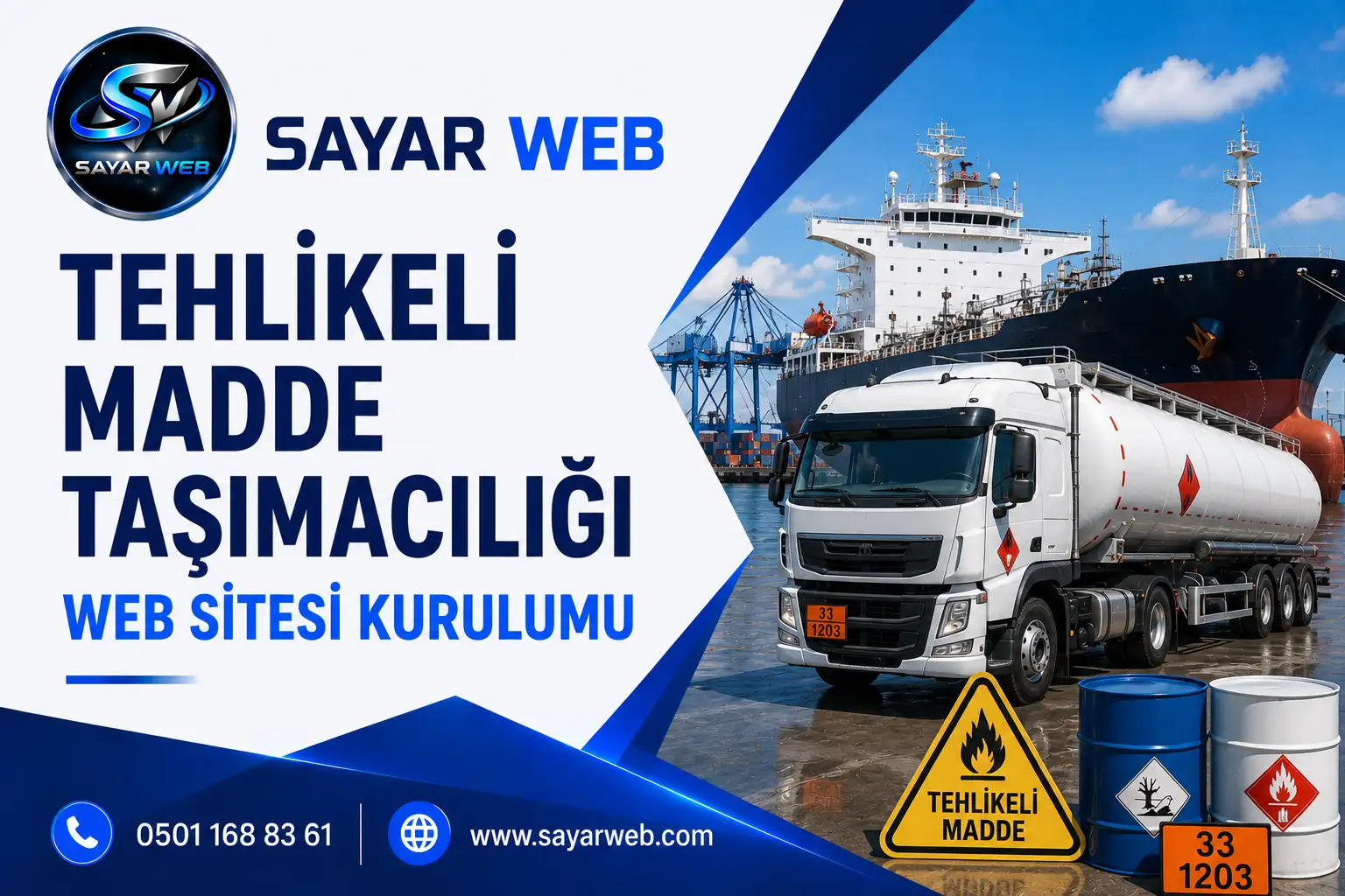 Tehlikeli Madde Taşımacılığı Web Sitesi Kurulumu