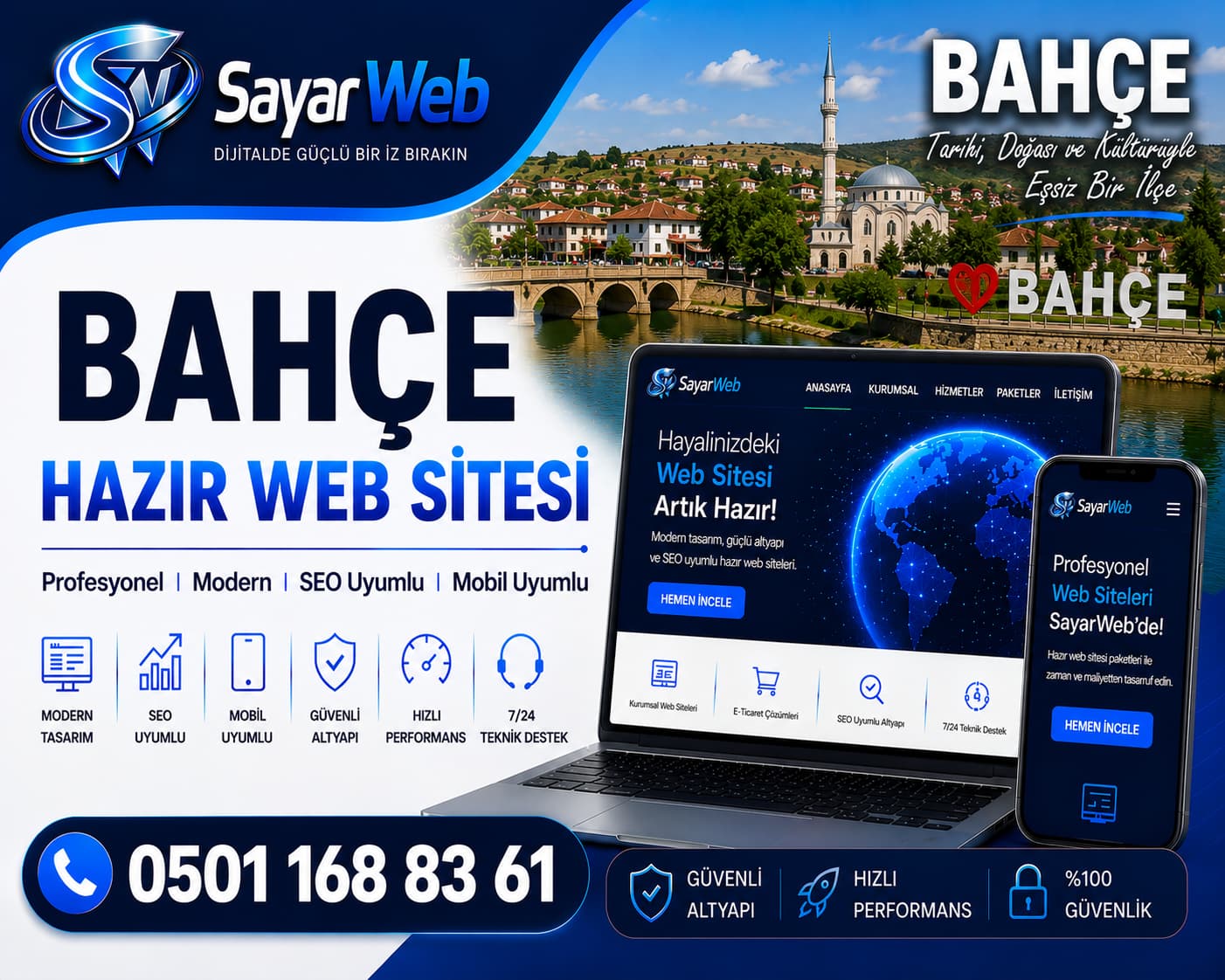 Bahçe Hazır Web Sitesi