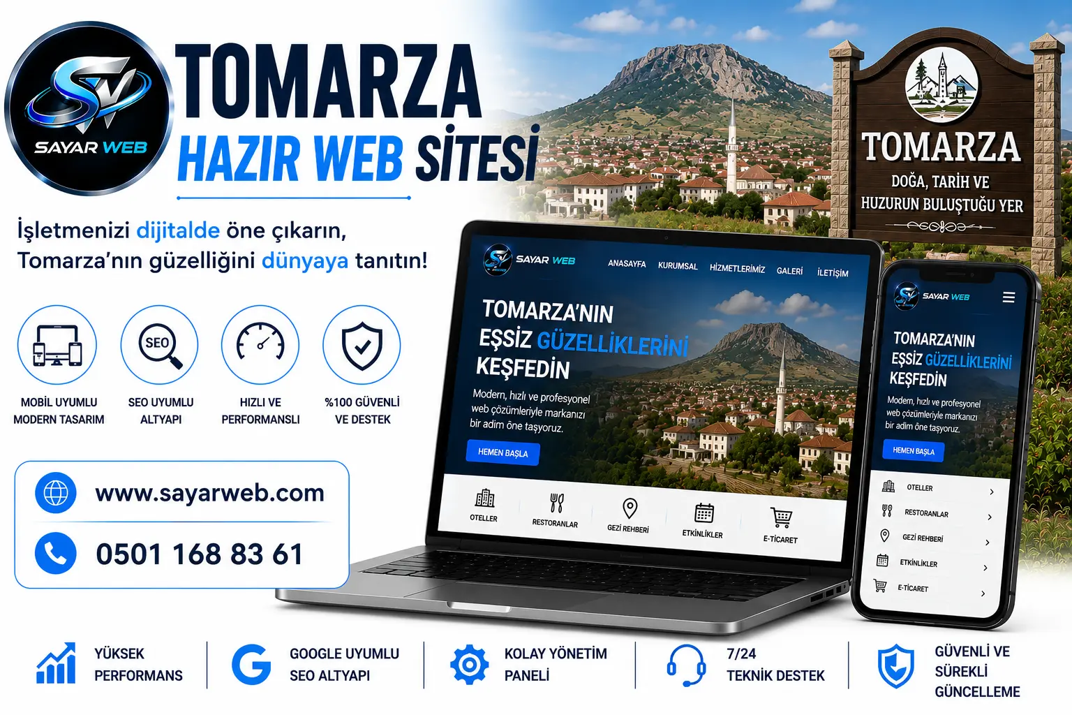 Tomarza Hazır Web Sitesi