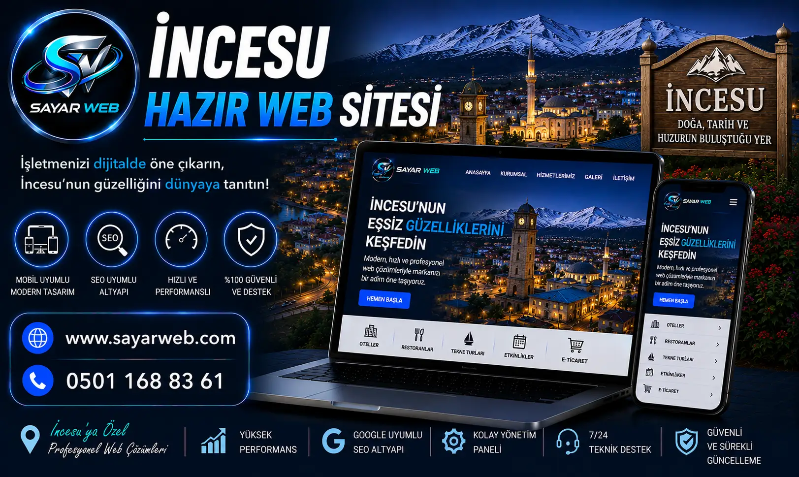 İncesu Hazır Web Sitesi