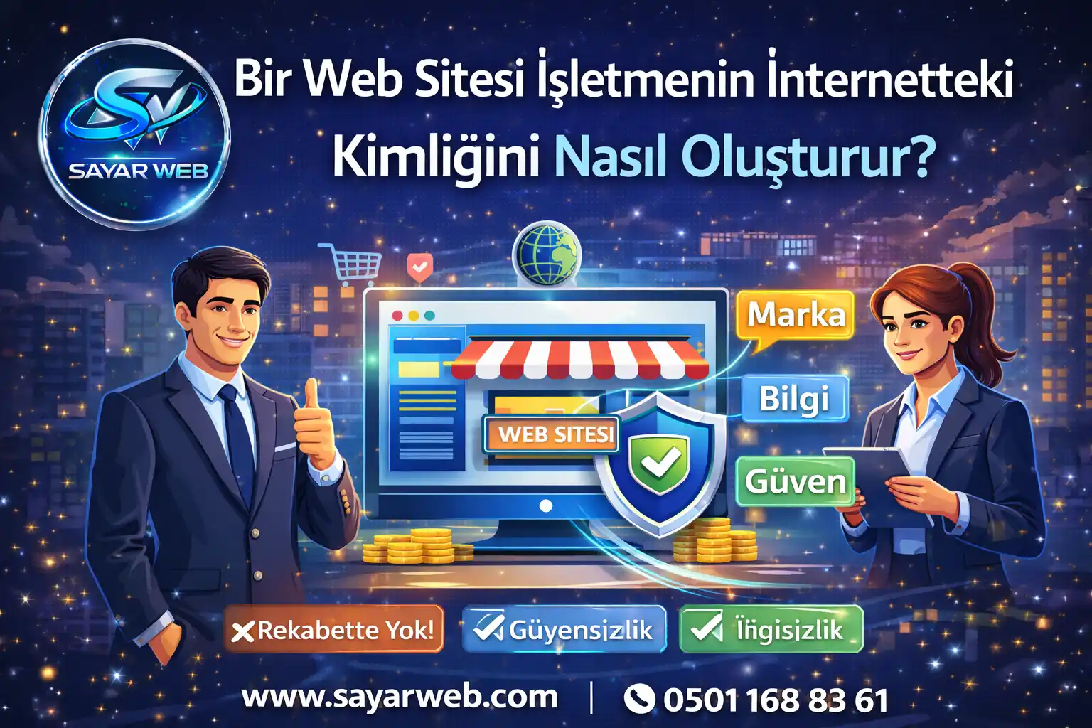 Bir Web Sitesi İşletmenin İnternetteki Kimliğini Nasıl Oluşturur