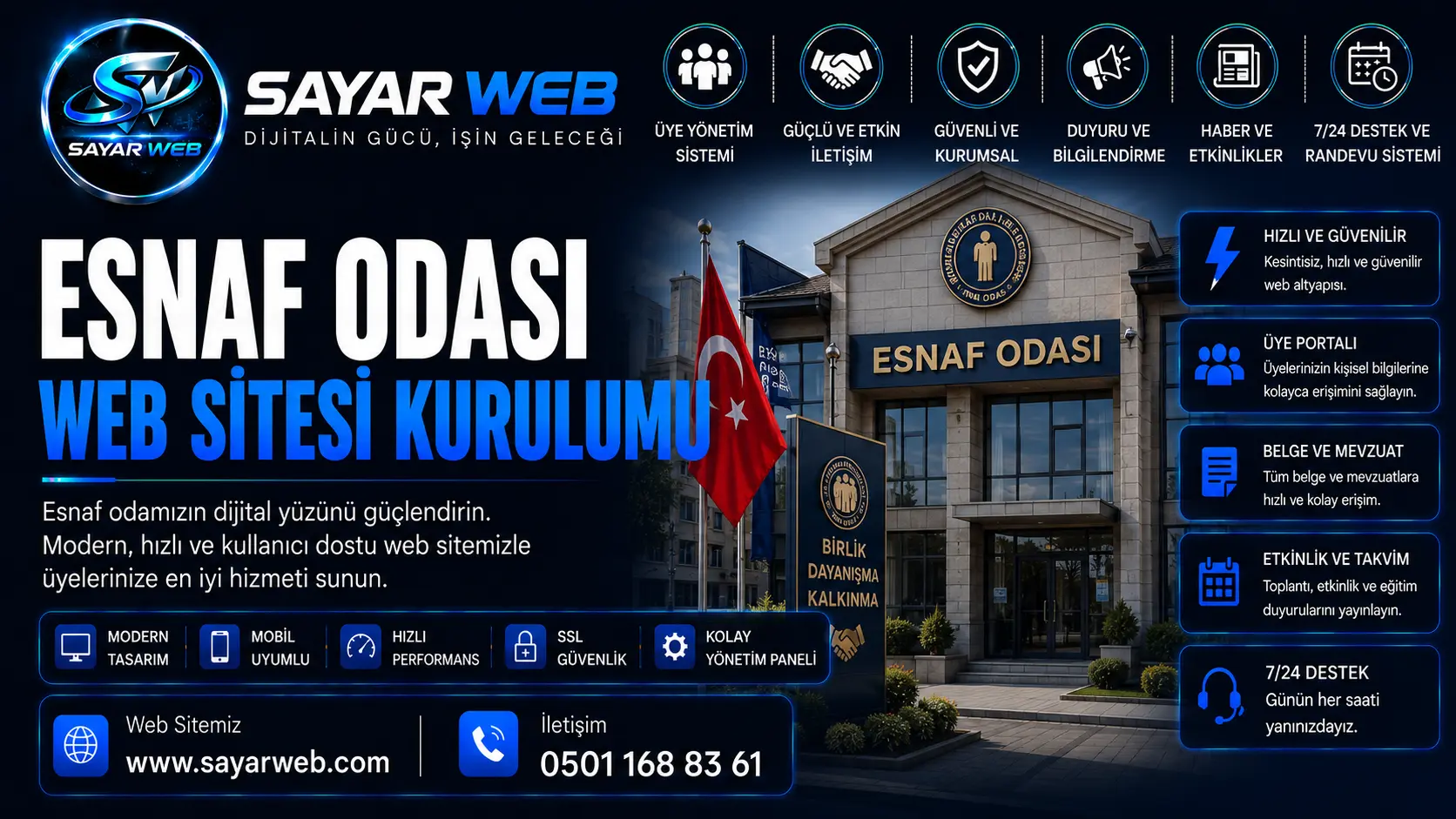 Esnaf Odası Web Sitesi Kurulumu
