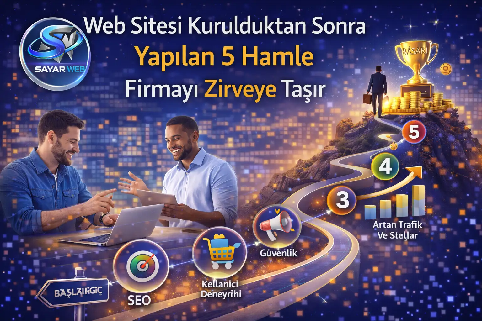 Web Sitesi Kurulduktan Sonra Yapılan 5 Hamle Firmayı Zirveye Taşır