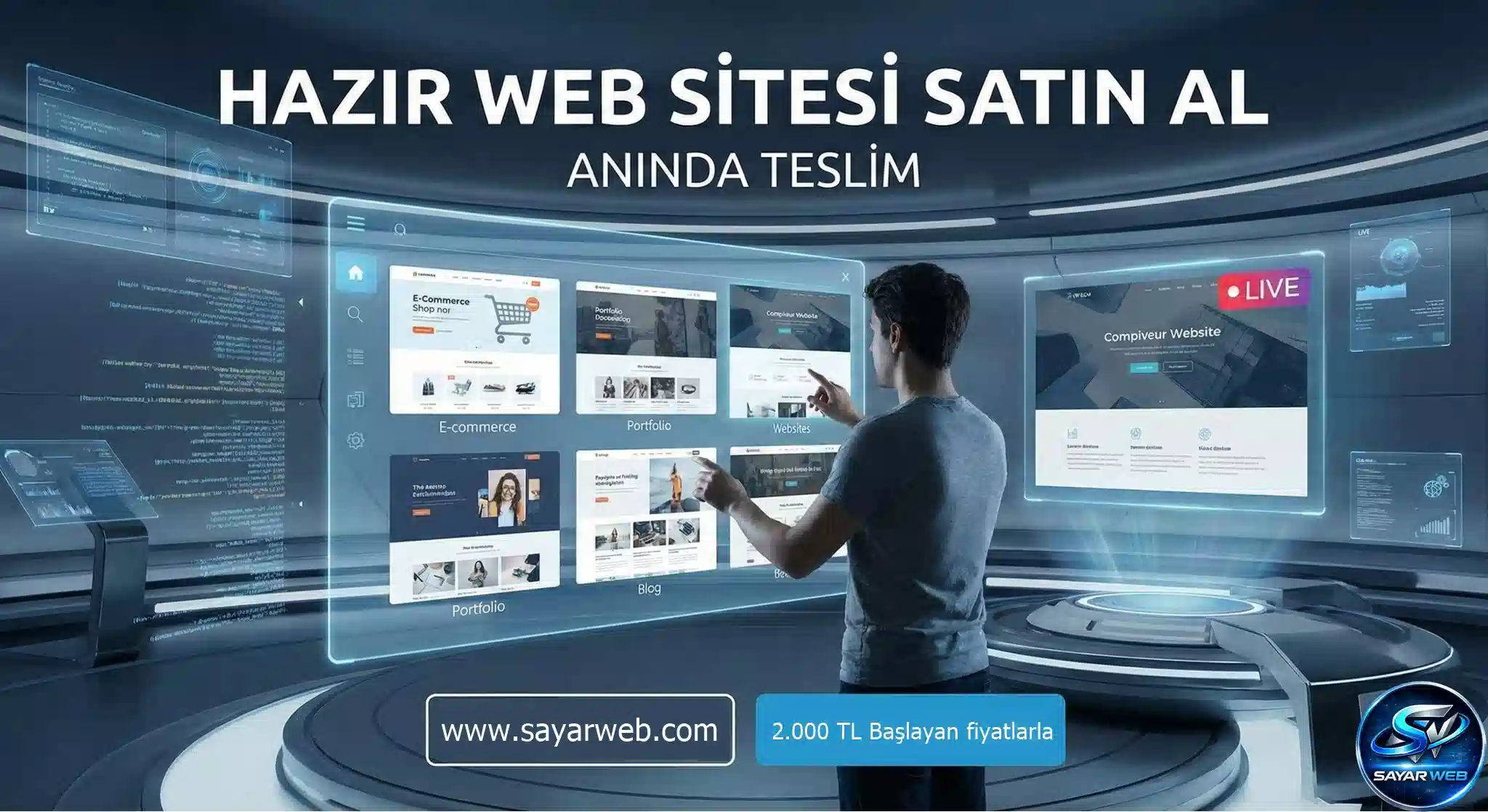 Hazır Web Sitesi  Kurulum ve Sağlam Altyapı