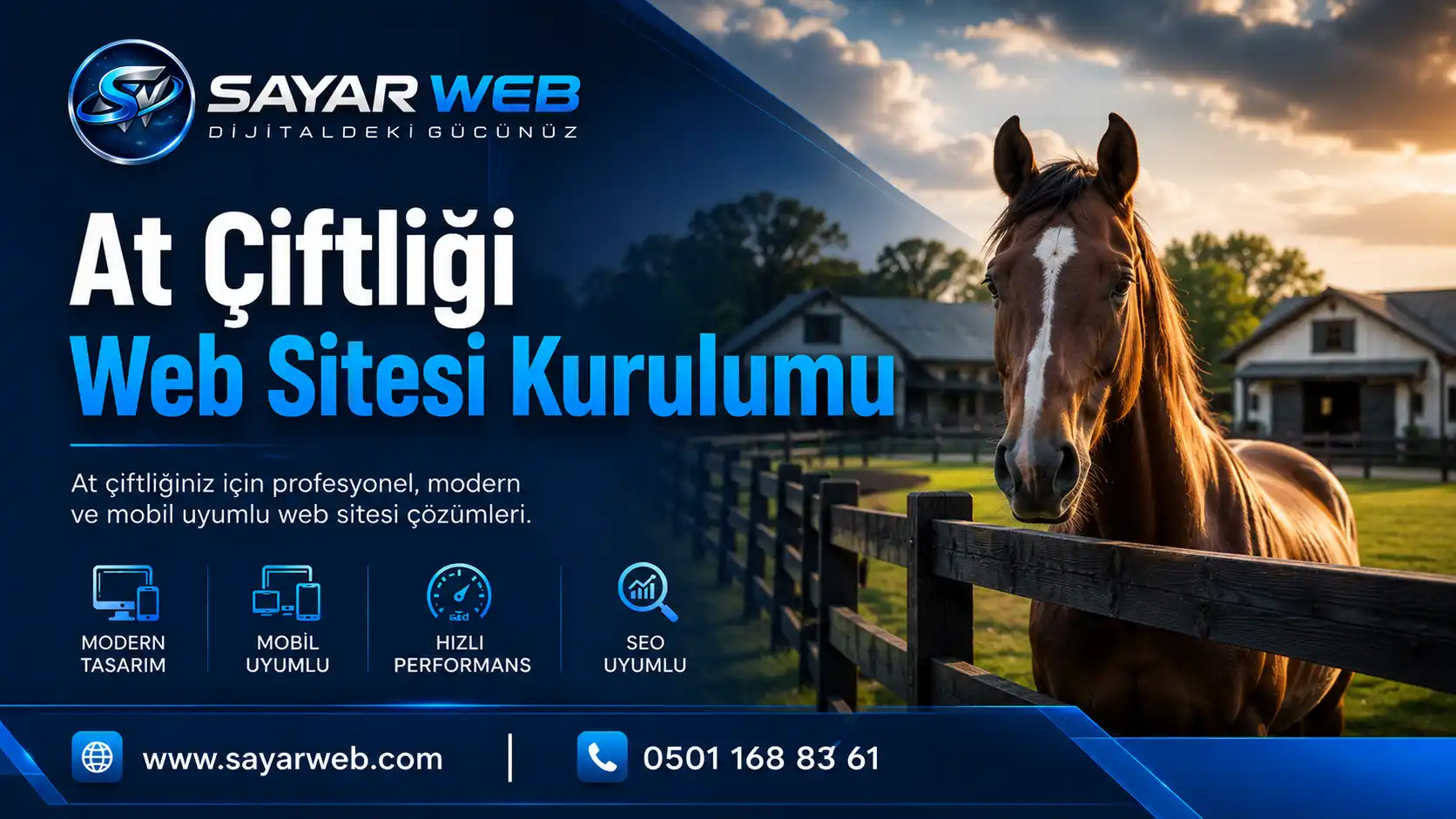 At Çiftliği Web Sitesi Kurulumu
