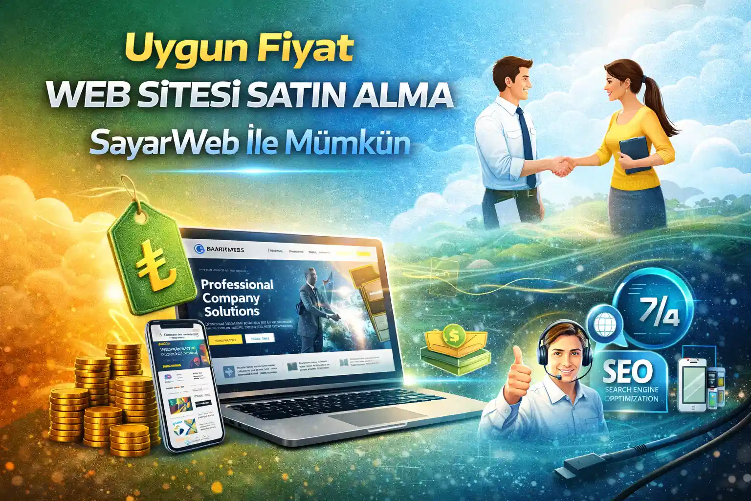 Uygun Fiyat Web Sitesi Satın Alma SayarWeb ile Mümkün