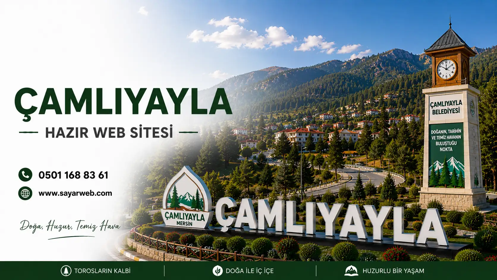 Çamlıyayla hazır web sitesi