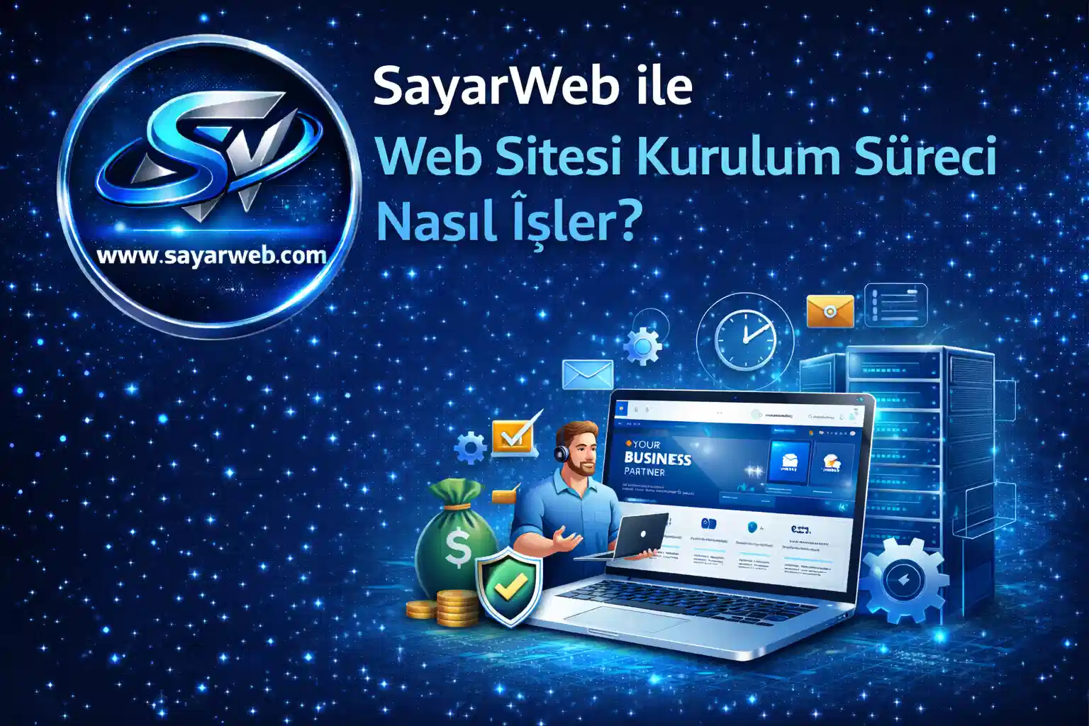 SayarWeb ile Web Sitesi Kurulum Süreci Nasıl İşler?