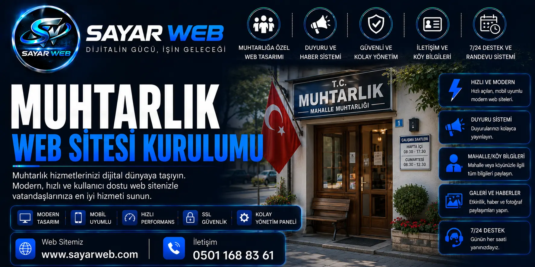 Muhtarlık Web Sitesi Kurulumu