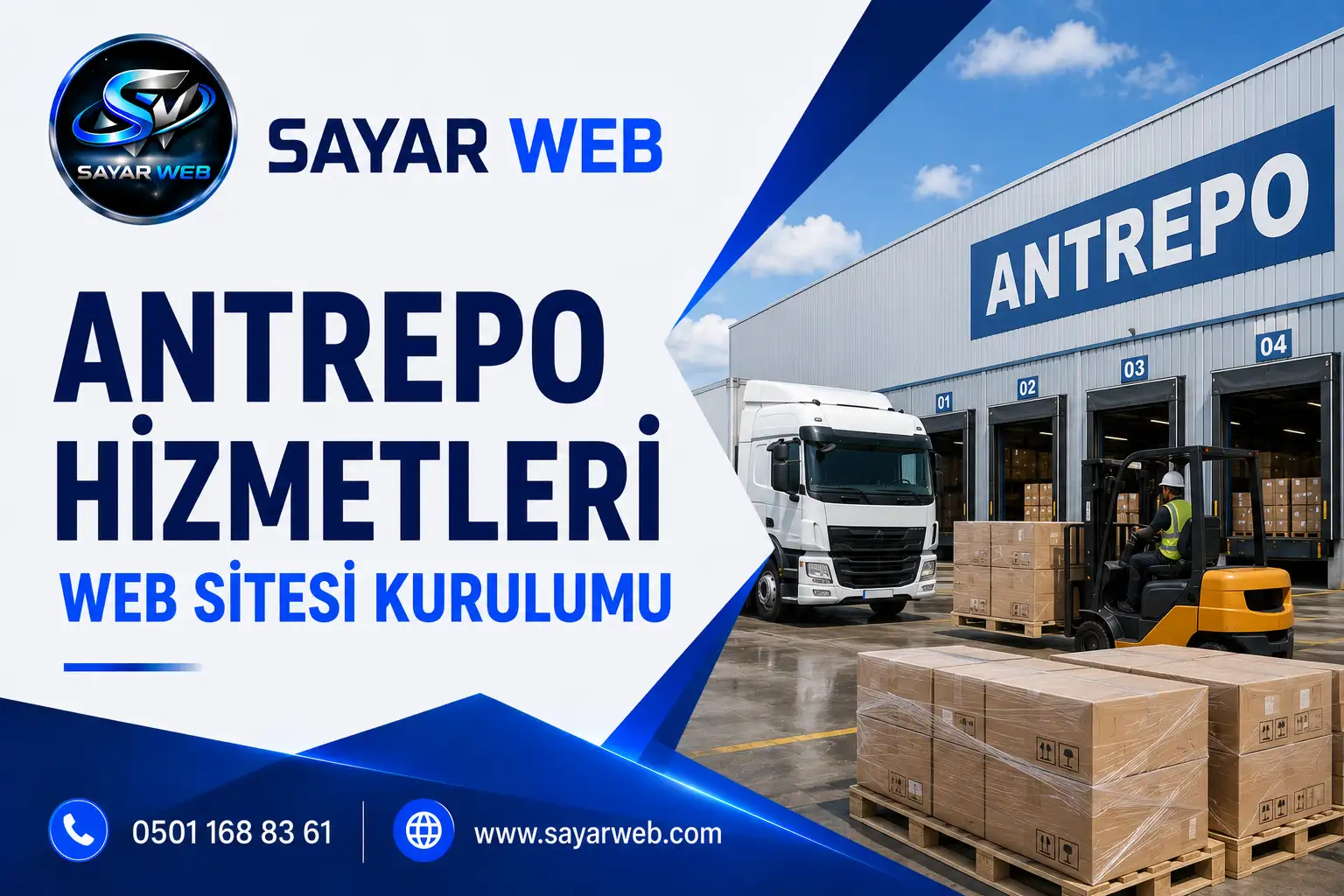 Antrepo Hizmetleri Web Sitesi Kurulumu