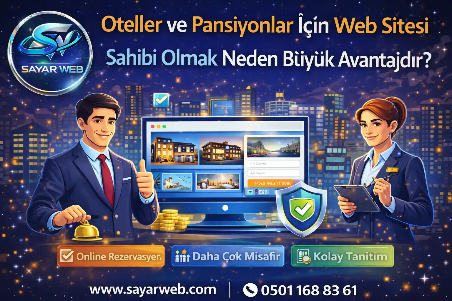 Oteller ve Pansiyonlar İçin Web Sitesi Sahibi Olmak Neden Büyük Avantajdır