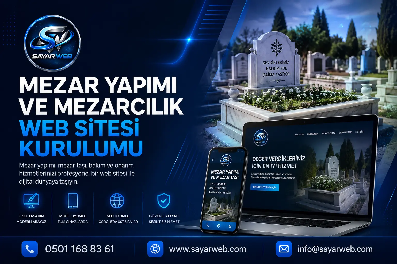 Mezar Yapımı ve Mezarcılık Web Sitesi Kurulumu