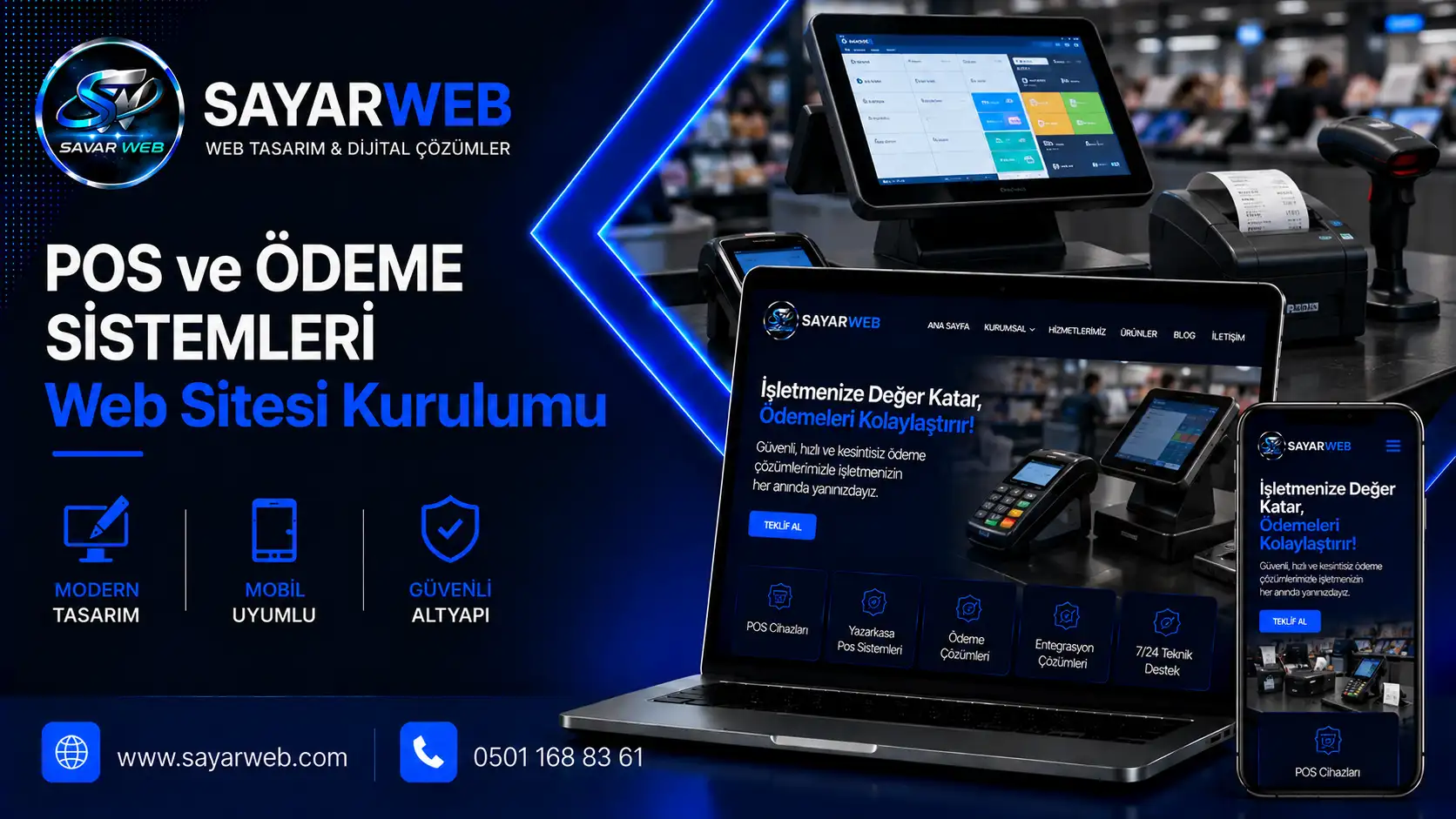 POS ve Ödeme Sistemleri Web Sitesi Kurulumu