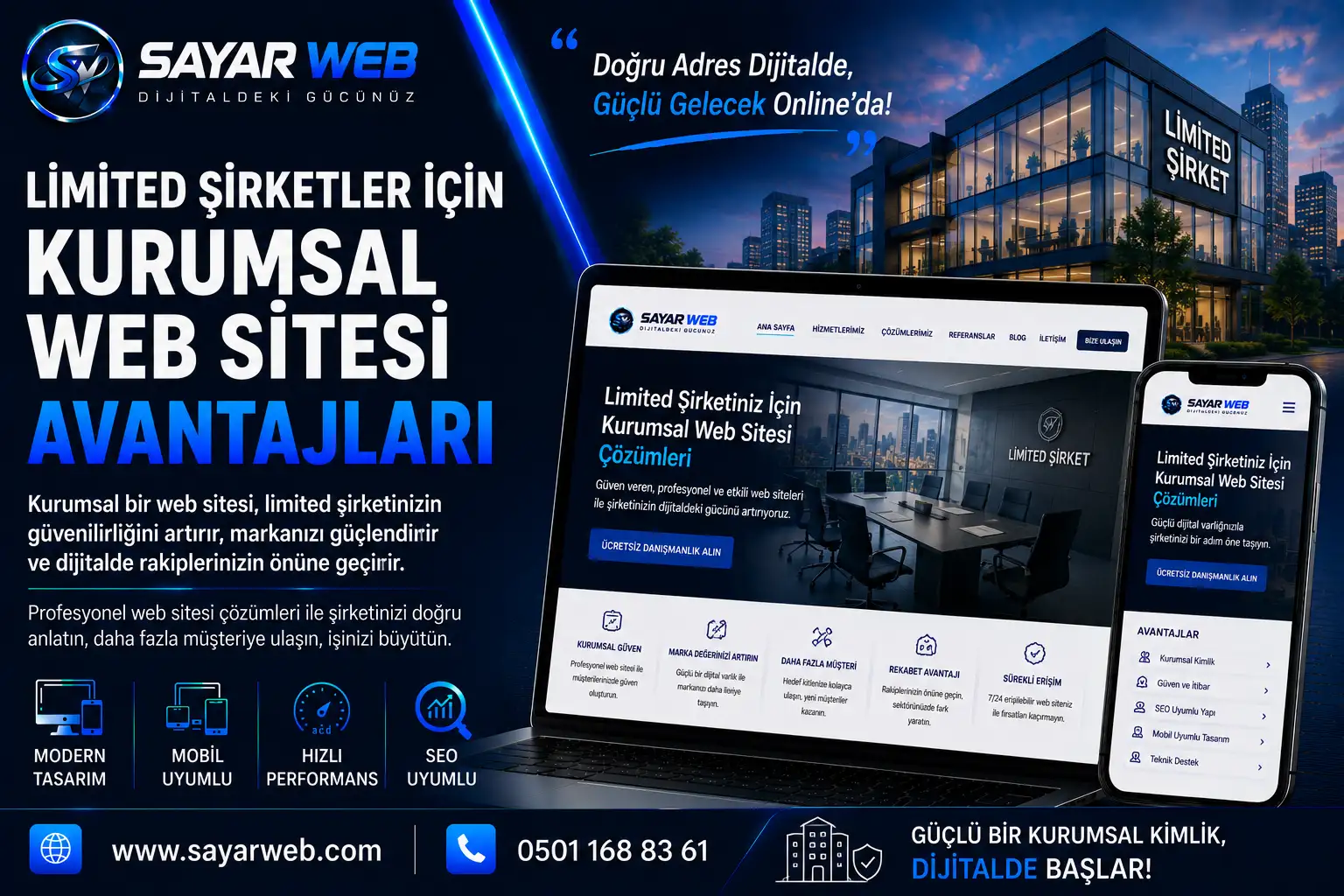 Limited Şirketler İçin Kurumsal Web Sitesi Avantajları