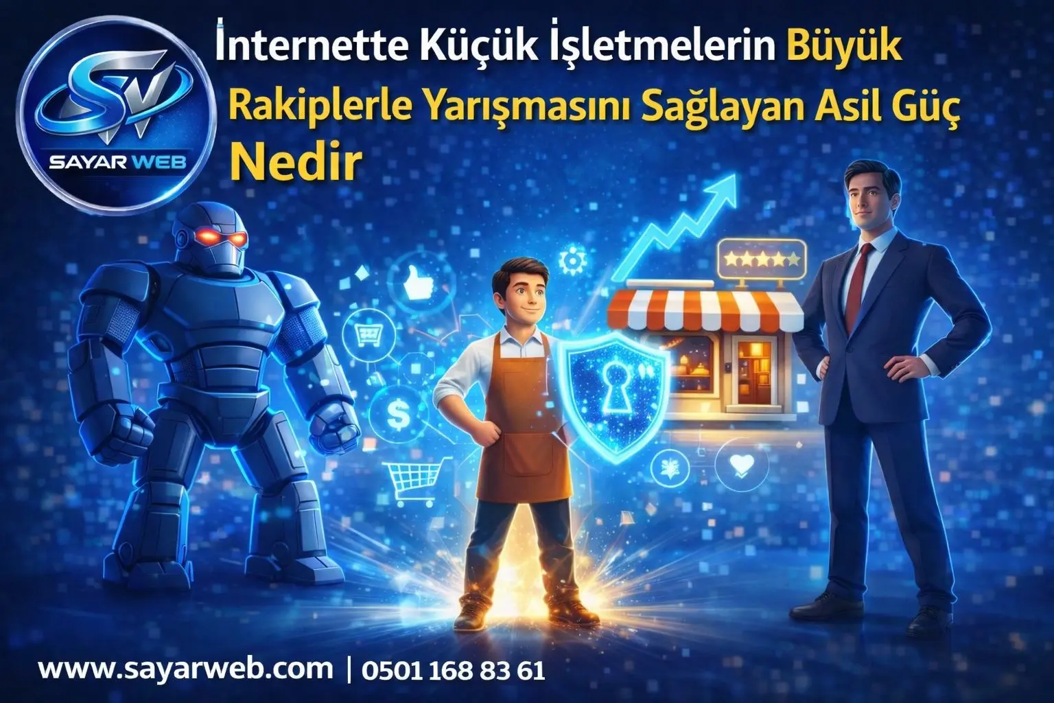 İnternette Küçük İşletmelerin Büyük Rakiplerle Yarışmasını Sağlayan Asıl Güç Nedir