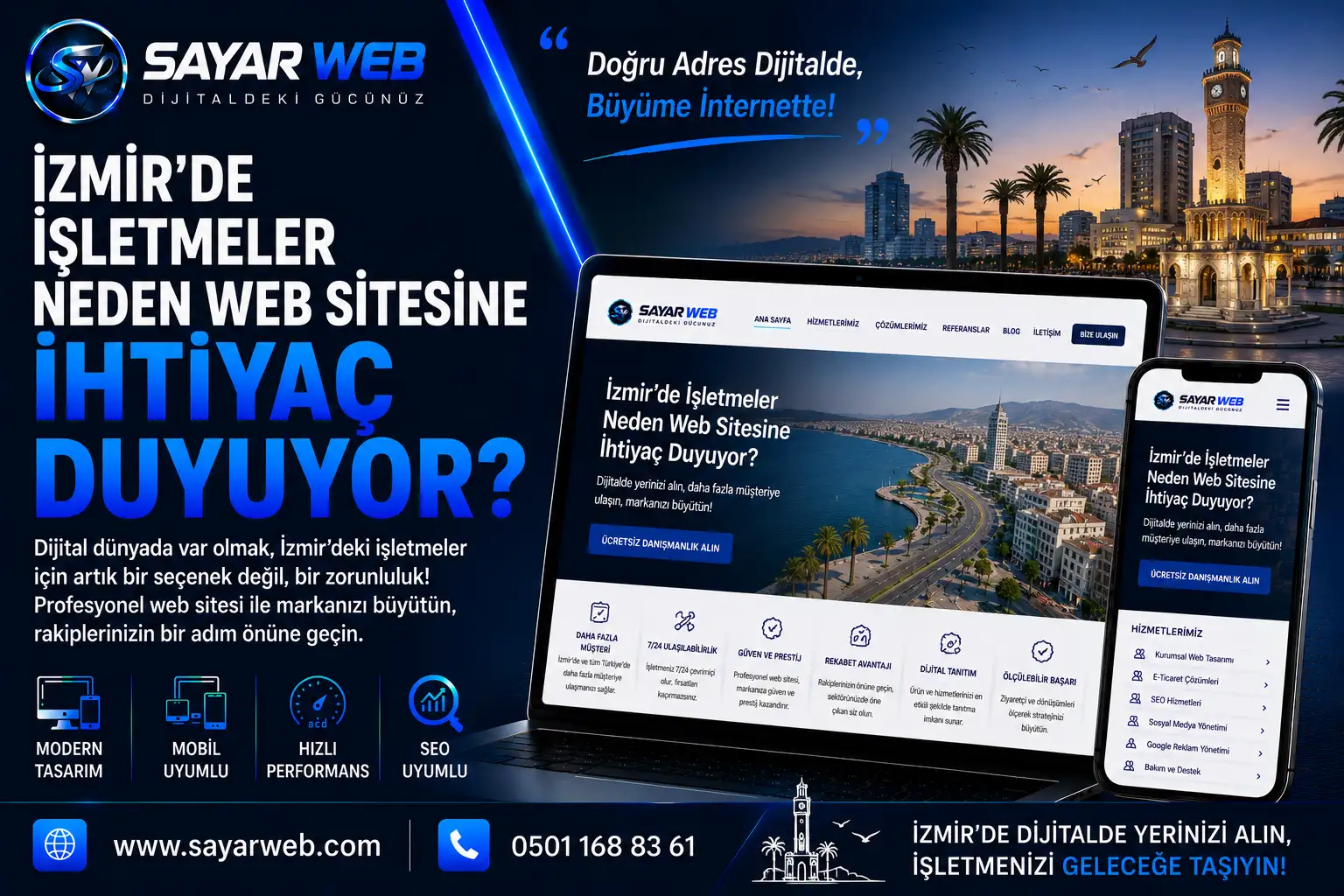 İzmir'de İşletmeler Neden Web Sitesine İhtiyaç Duyuyor? 