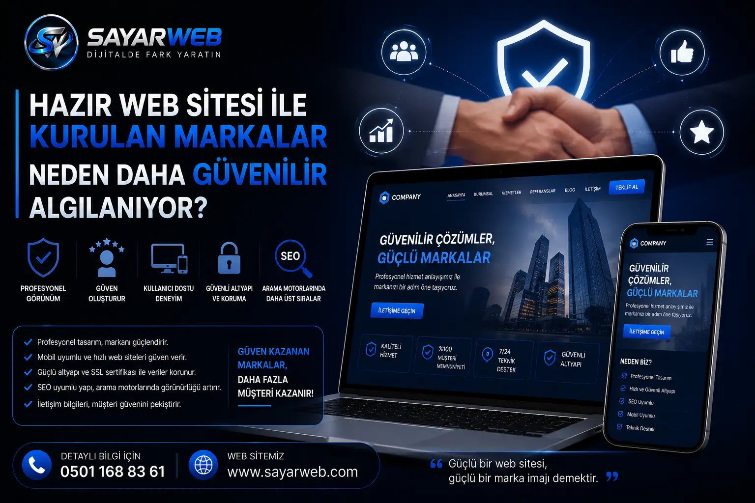 Hazır Web Sitesi ile Kurulan Markalar Neden Daha Güvenilir Algılanıyor?