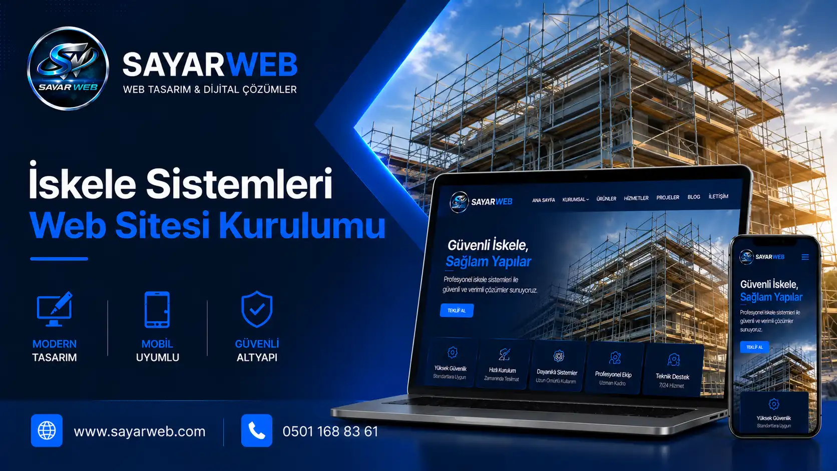 İskele Sistemleri Web Sitesi Kurulumu