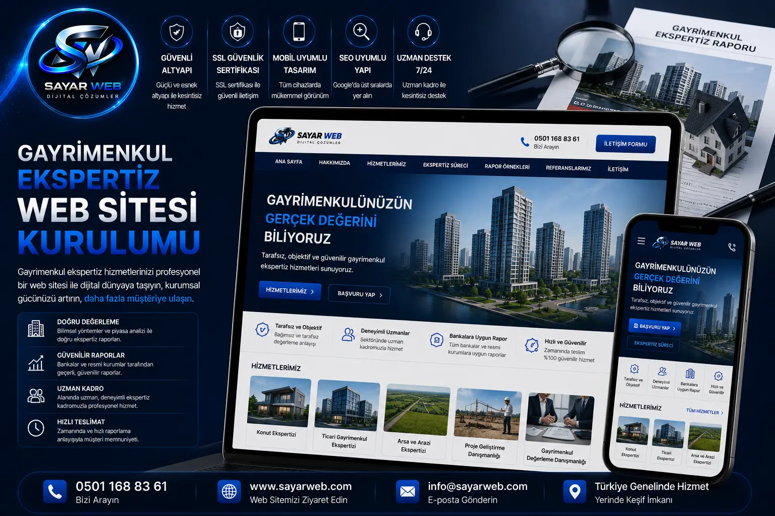 Gayrimenkul Ekspertiz Web Sitesi Kurulumu